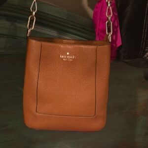Kate Spade Tan Leather Shoulder Bag